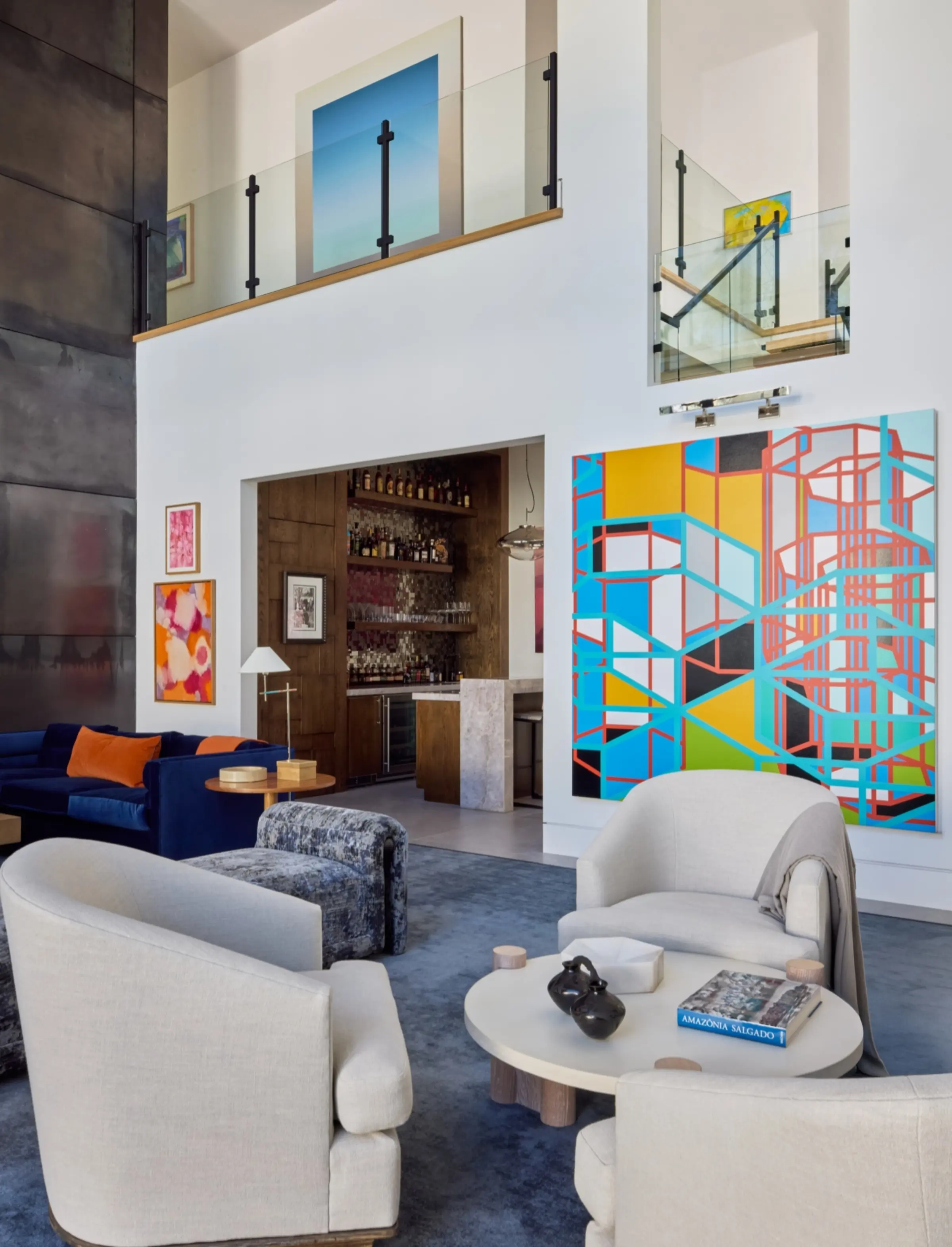 Open floor plan art