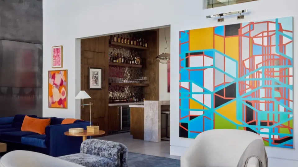 Open floor plan art