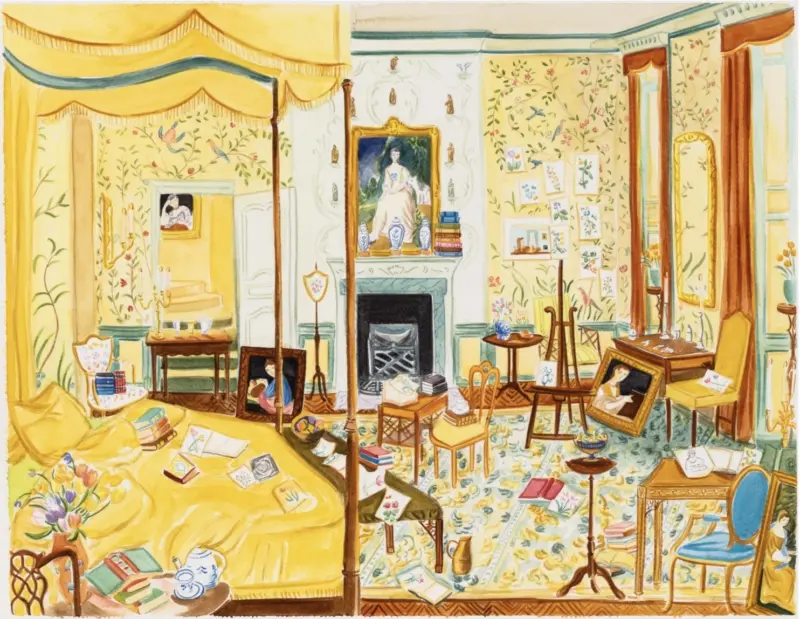 Scherer, Study for English Bedroom